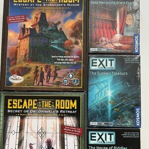 Escape Room Game Lot of 5